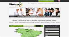 Desktop Screenshot of certificadoenergetico-directorio.com